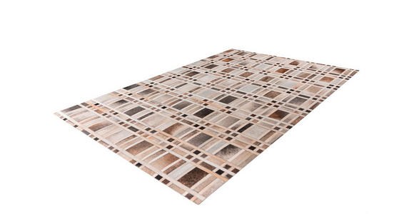 FLACHWEBETEPPICH 120/170 cm Grau  - Grau, Design, Leder (120/170cm) - Novel