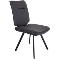 STOLICA  siva, crna       - siva/crna, Moderno, metal/tekstil (46/92/58cm) - Boxxx