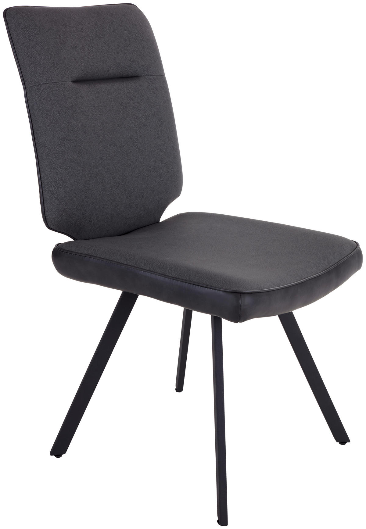 STOLICA  siva, crna       - siva/crna, Moderno, metal/tekstil (46/92/58cm) - Boxxx