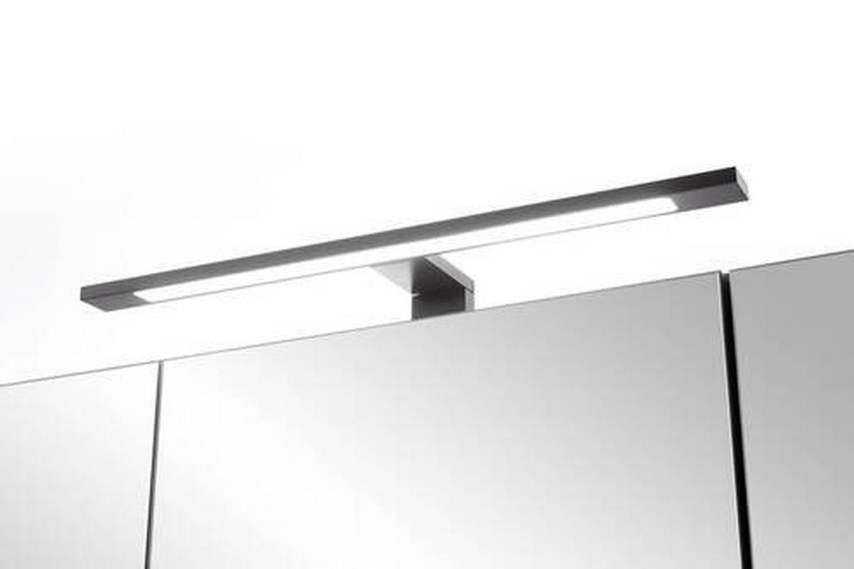 SPIEGELSCHRANK 80/64/20 cm  - Dunkelbraun/Schwarz, Natur, Glas/Holzwerkstoff (80/64/20cm) - Held