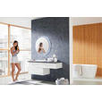 BADEZIMMER  in 140 cm  - Anthrazit/Weiß, MODERN, Glas/Holzwerkstoff (140cm) - Voleo