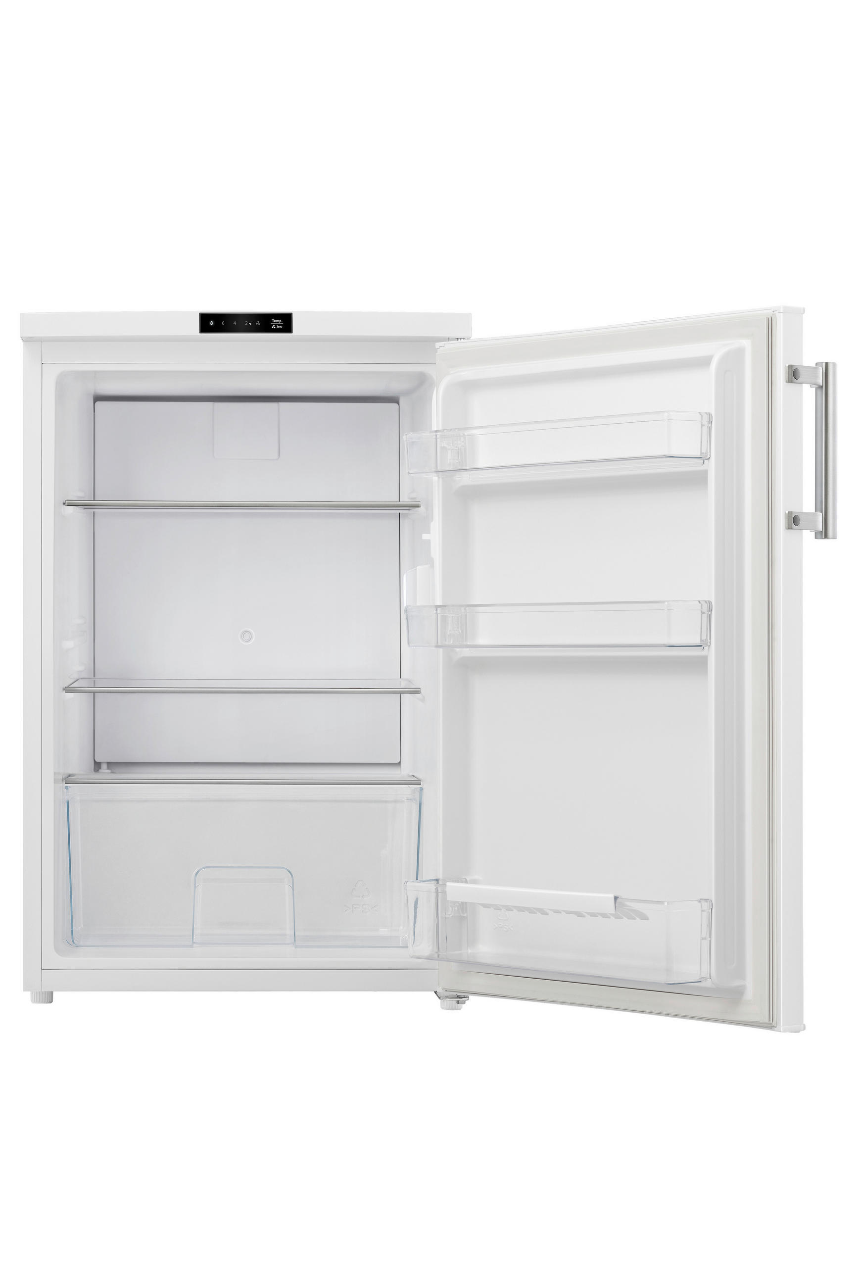 KÜHLSCHRANK 56/84,5/57,5 cm NABO KT 1487  - Weiß, Basics, Glas/Kunststoff (56/84,5/57,5cm) - Nabo