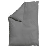 BETTDECKENBEZUG KNITTED JERSEY Jersey 135-140/200 cm  - Grau, Basics, Textil (135-140/200cm) - Schlafgut