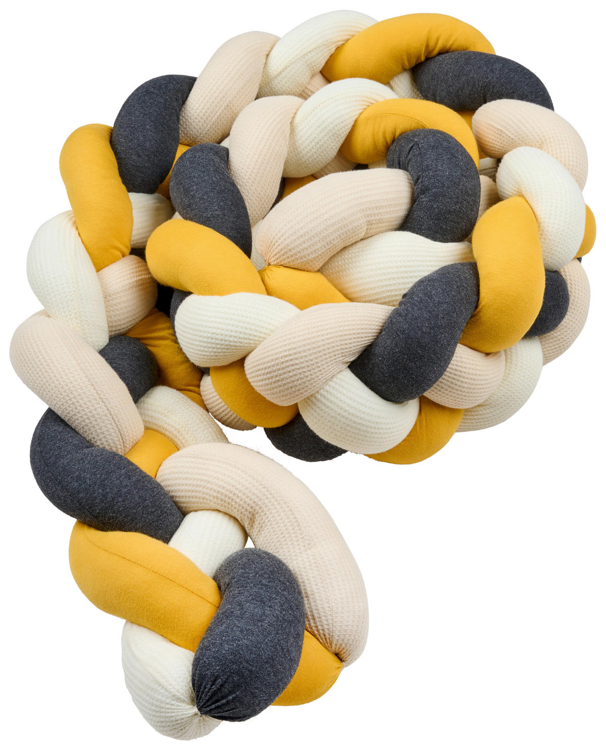 HADOVÝ MANTINEL DO POSTÝLKY - krémová/tmavě šedá, Basics, textil (16/200cm) - Patinio