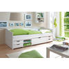 STAURAUMBETT 90/200 cm  in Weiß  - Weiß, MODERN, Holz (90/200cm) - MID.YOU