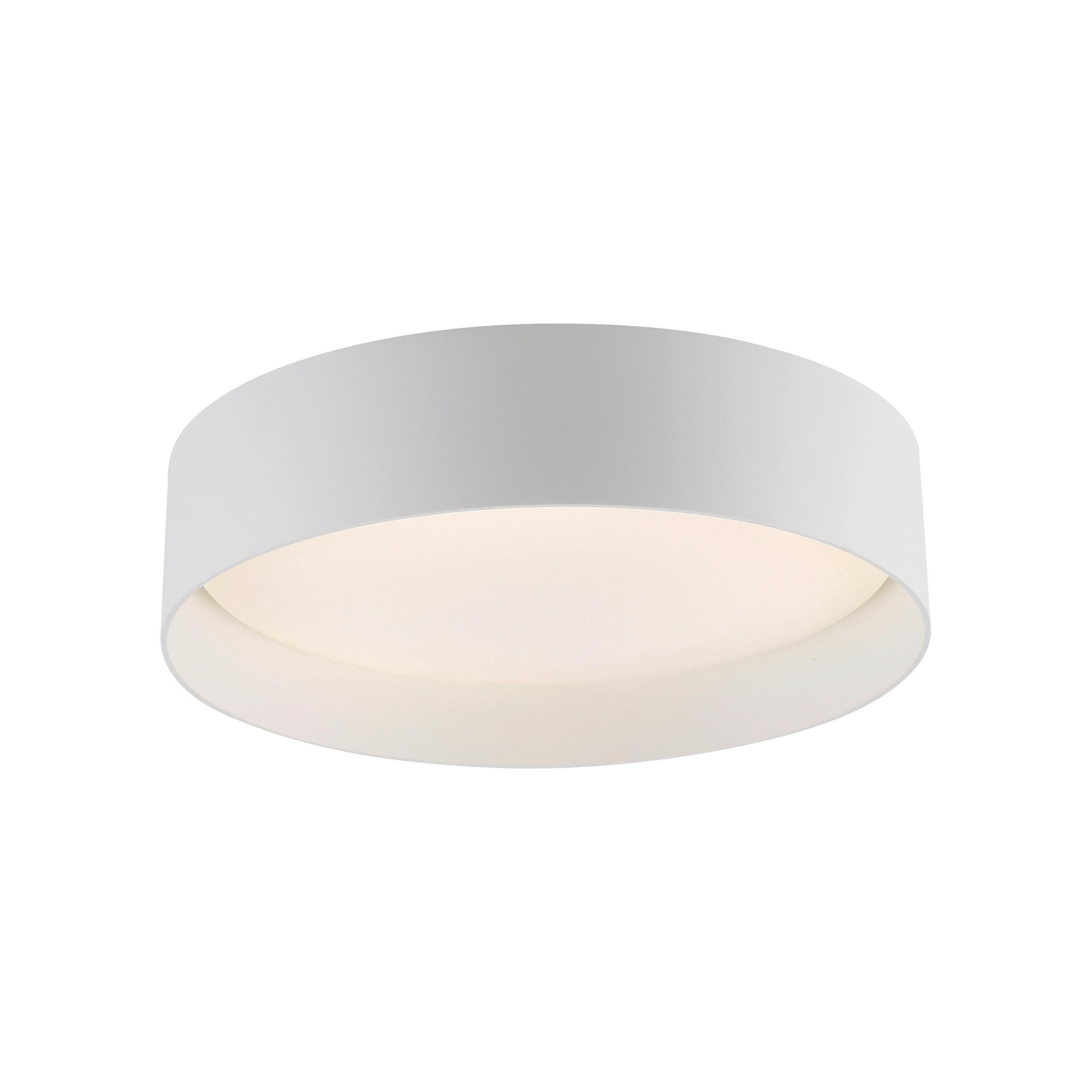 LED-DECKENLEUCHTE Tavoli 28,5/28,5/7 cm   - Weiß, KONVENTIONELL, Kunststoff/Metall (28.5/28.5/7cm) - Schöner Wohnen