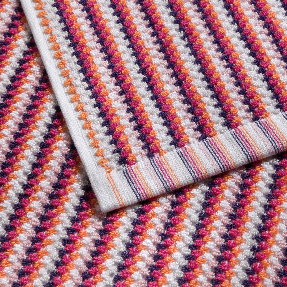DUSCHTUCH Bliss 67/140 cm  - Rot/Multicolor, Basics, Textil (67/140cm) - Moeve