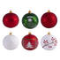 KOULE NA VÁNOČNÍ STROMEK - bílá/zelená, Lifestyle, kov/sklo (9cm) - X-Mas KOULE NA VÁNOČNÍ STROMEK - bílá/zelená, Lifestyle, kov/sklo (9cm) - X-Mas