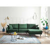 ECKSOFA Eckteil  ROSSANA-2S.REC Grün  - Grün, MODERN, Holz/Textil (258/160cm) - MID.YOU
