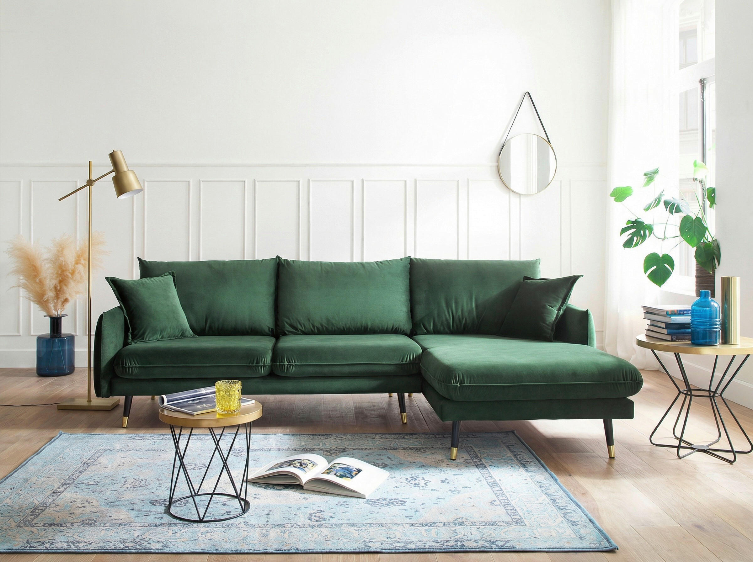 MID.YOU ROHOVÁ SEDAČKA, textil, zelená