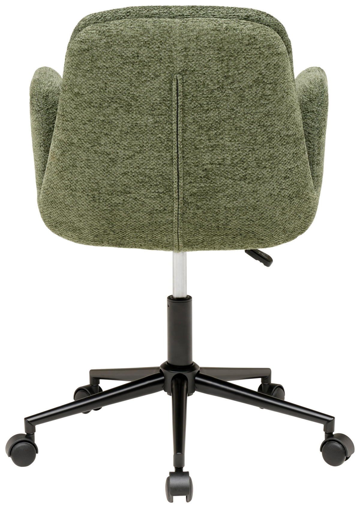 DREHSTUHL Webstoff Grün  - Schwarz/Grün, MODERN, Kunststoff/Textil (55/85-95/60cm) - MID.YOU