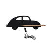 KINDERWANDLEUCHTE 43/12/15 cm   - Schwarz, Basics, Holz/Holzwerkstoff (43/12/15cm)