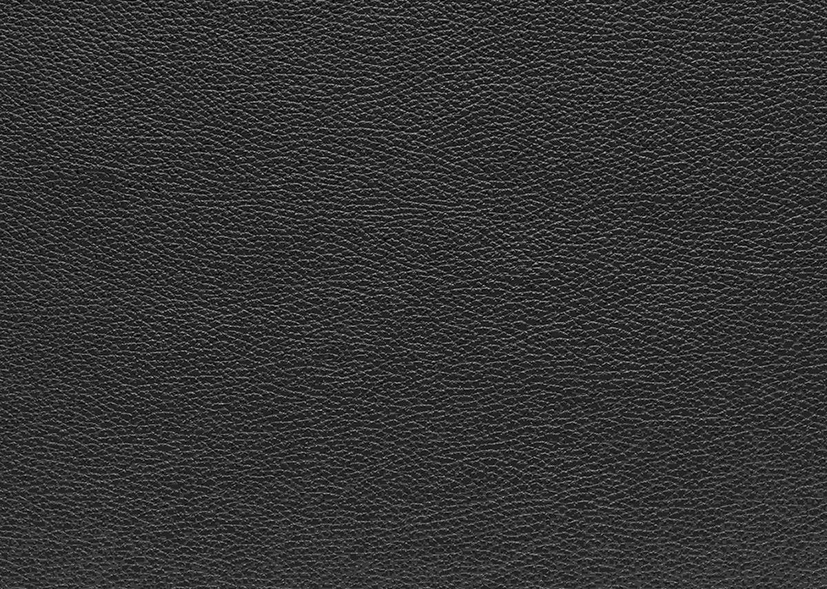 SESSEL in Echtleder Schwarz  - Wildeiche/Schwarz, Design, Leder/Holz (72/82/86cm) - Koinor