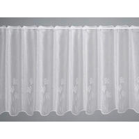 KRATKA ZAVJESA bijela   - bijela, Konvencionalno, tekstil (45cm)