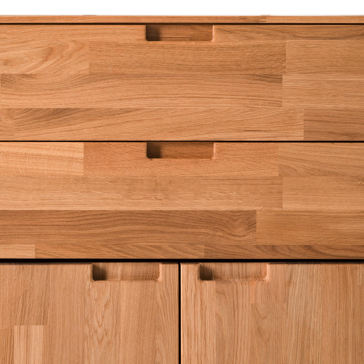 HIGHBOARD Wildeiche  80/115,1/40 cm  - Wildeiche, Natur, Holz (80/115,1/40cm) - home24