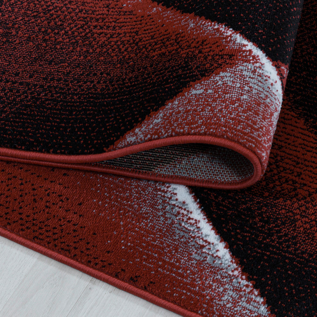 LÄUFER 80/250 cm Costa 3522 Red Rot  - Rot, Design, Textil (80/250cm)