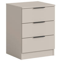 NACHTSCHRANK 45/60/40 cm  - Kaschmir/Schwarz, MODERN, Holzwerkstoff/Kunststoff (45/60/40cm) - Livetastic