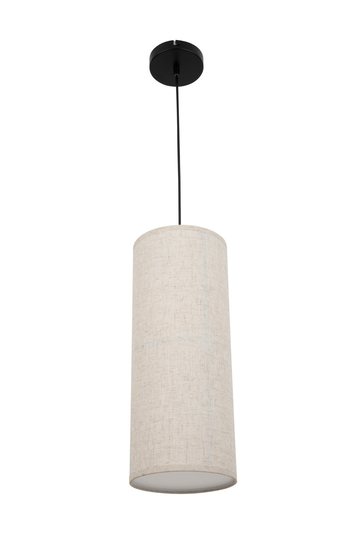 HÄNGELEUCHTE 18/120 cm   - Beige, Design, Kunststoff/Textil (18/120cm) - Collet's Monde