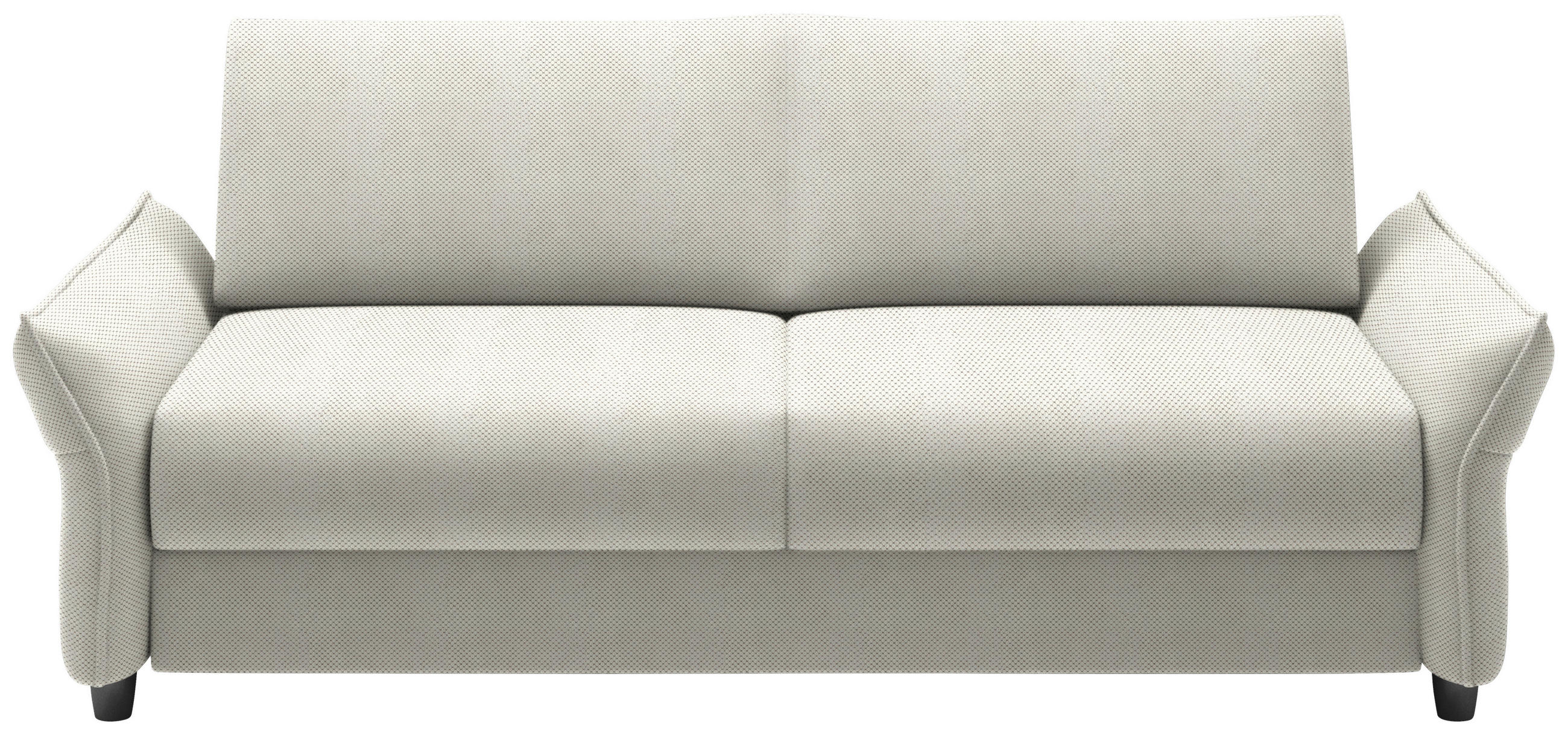 SCHLAFSOFA Webstoff Ecru  - Ecru/Schwarz, KONVENTIONELL, Kunststoff/Textil (198/82/106cm) - MID.YOU