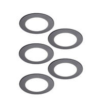 UNTERBAULEUCHTEN-SET - Schwarz, Basics, Kunststoff (68/68/8cm) - HKT