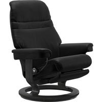 RELAXSESSEL in Holz, Leder Schwarz  - Schwarz, KONVENTIONELL, Leder/Holz (79/103/78cm) - Stressless