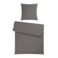 BETTWÄSCHE Flanell Flanell 135/200 cm  - Silberfarben, Basics, Textil (135/200cm) - Novel