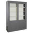 VITRINE in massiv Kiefer Grau - Grau, Design, Glas/Holz (147/208/46cm) - Ambia Home VITRINE in massiv Kiefer Grau - Grau, Design, Glas/Holz (147/208/46cm) - Ambia Home