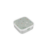 BROTZEITBOX - Salbeigrün/Multicolor, KONVENTIONELL (18,4/18,2/6,5cm) - Mepal