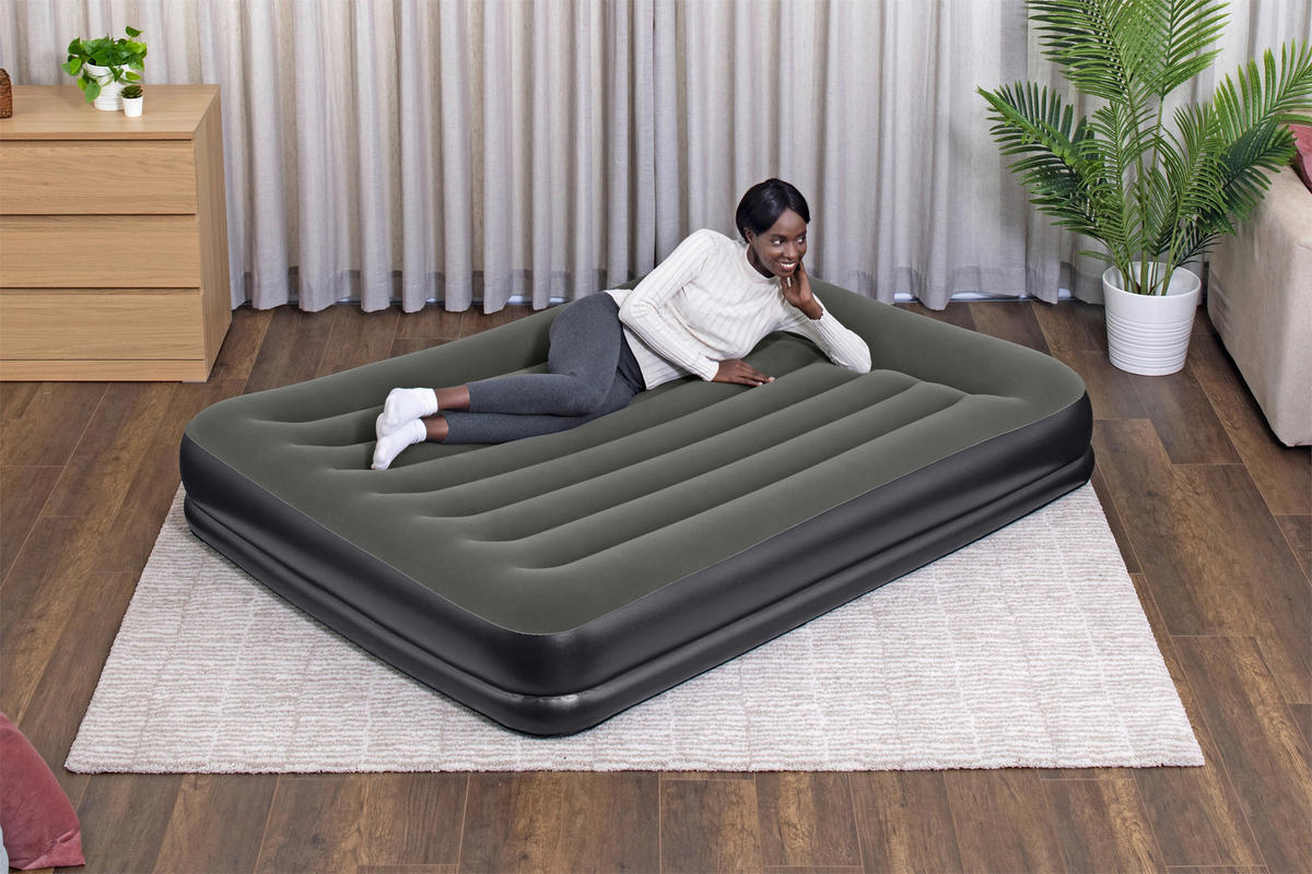LUFTBETT TRITECH AIR 67699 Schwarz, Dunkelgrau  - Dunkelgrau/Schwarz, KONVENTIONELL, Kunststoff (203/152/36cm) - Bestway