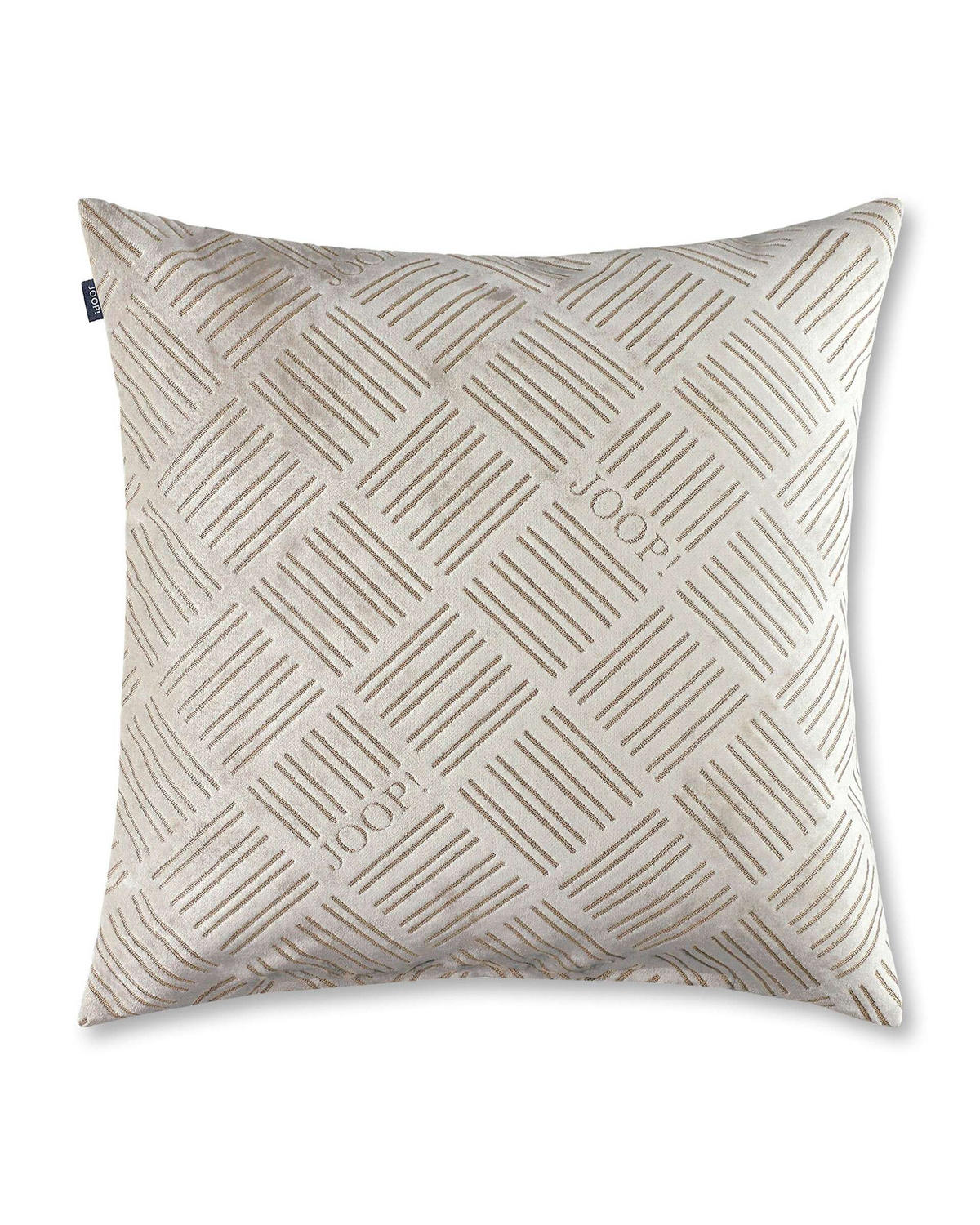 POŤAH NA VANKÚŠ  50/50 cm - krémová/svetlosivá, Basics, textil (50/50cm) - Joop!
