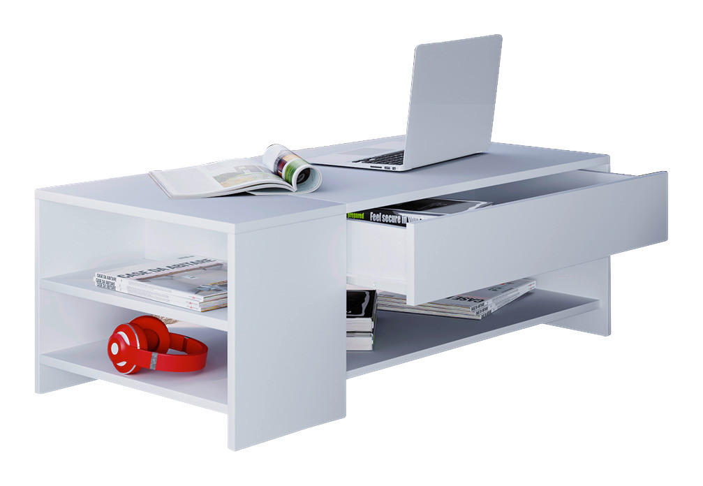 COUCHTISCH in Holzwerkstoff 100/50/35 cm  - Weiß, Basics, Holzwerkstoff (100/50/35cm) - MID.YOU