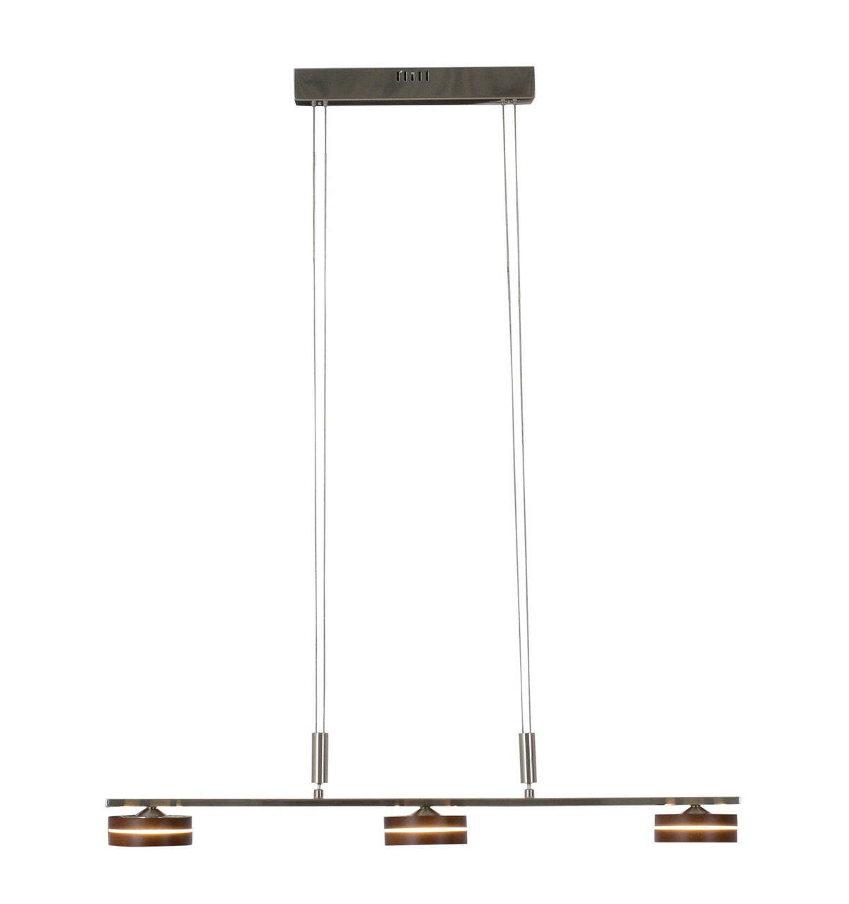 LED-HÄNGELEUCHTE 75/10/80-150 cm   - Natur, Holz/Metall (75/10/80-150cm) - Näve