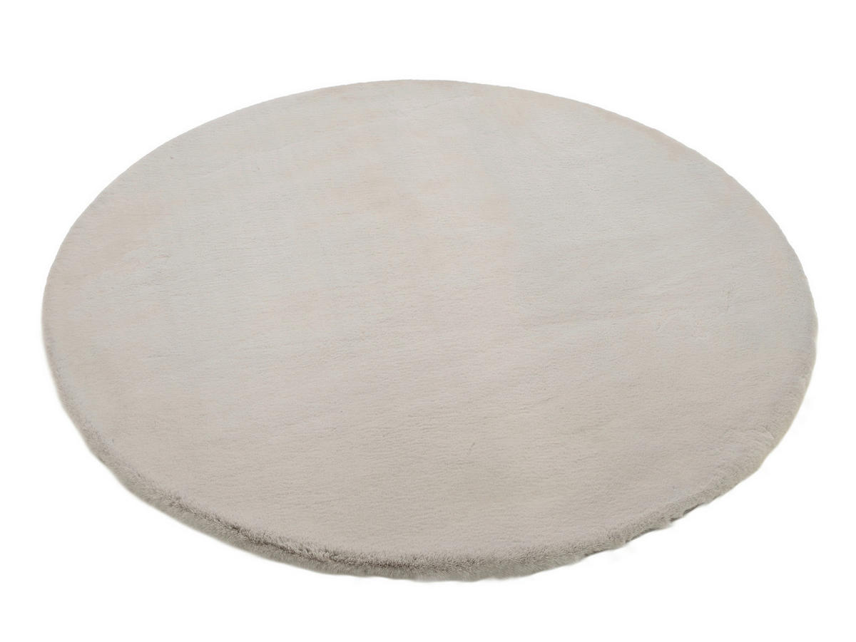 HOCHFLORTEPPICH 80 cm Nuvola - Exklusiv Hellgrau  - Hellgrau, Basics, Textil (80cm) - Novel