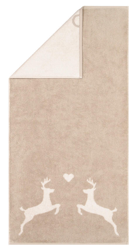 GÄSTETUCH Beige 30/50 cm  - Beige, Basics, Textil (30/50cm) - Cawoe