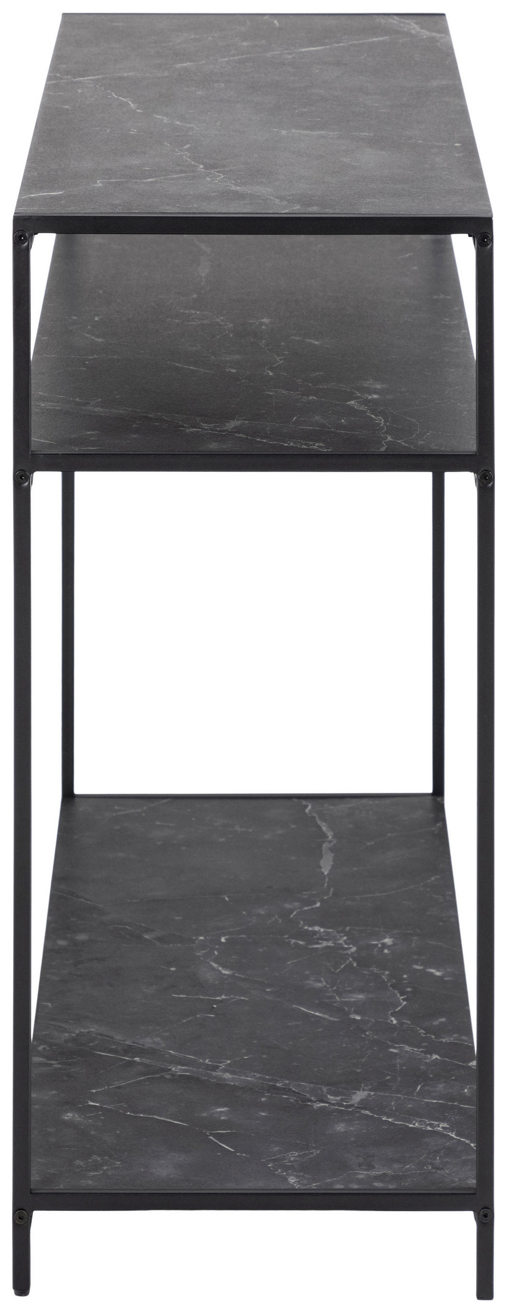 KONSOLBORD i trämaterial 100/35/79 cm    - svart, Design, metall/trämaterial (100/35/79cm) - Best Price