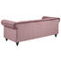 CHESTERFIELD-SOFA in Textil Schwarz, Altrosa - Schwarz/Altrosa, KONVENTIONELL, Holz/Textil (219/88/78cm) - Carryhome CHESTERFIELD-SOFA in Textil Schwarz, Altrosa - Schwarz/Altrosa, KONVENTIONELL, Holz/Textil (219/88/78cm) - Carryhome