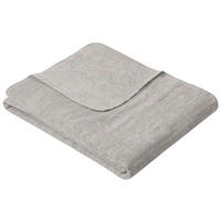 FILT 2845 Rom 130/180 cm  - ljusgrå/grå, Klassisk, textil (130/180cm) - Ibena