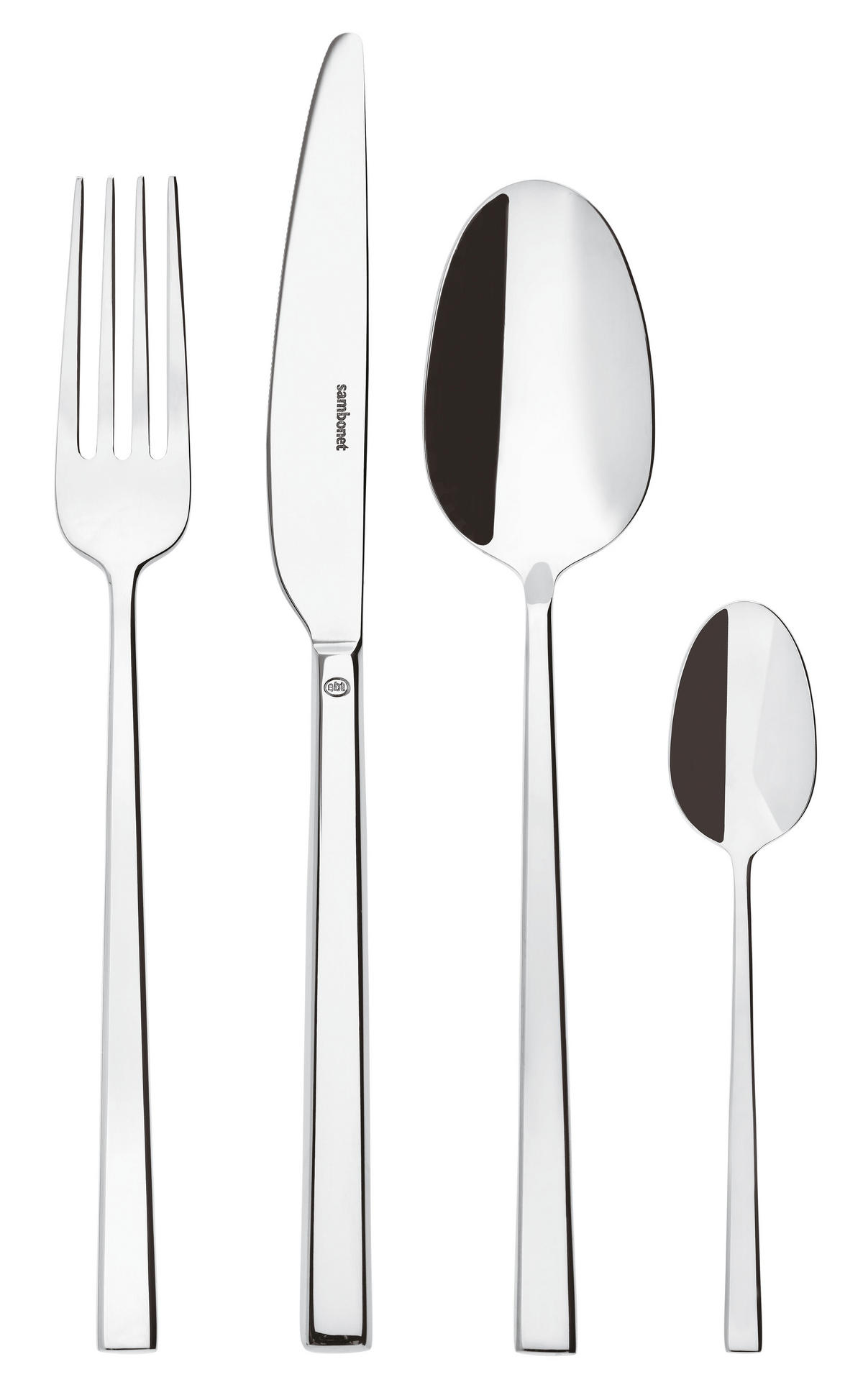 PRIBOR ZA JELO  24 dela     - Osnovno, metal (40/30/10cm) - Sambonet