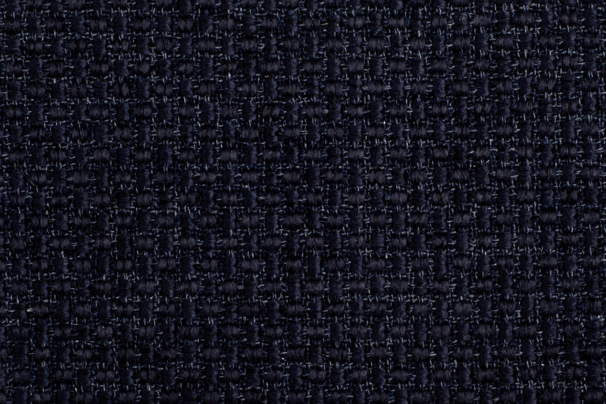 STUHL  Stoff-/Lederauswahl Webstoff  - Graphitfarben/Dunkelblau, Design, Textil/Metall (52/85/66cm) - Cassando