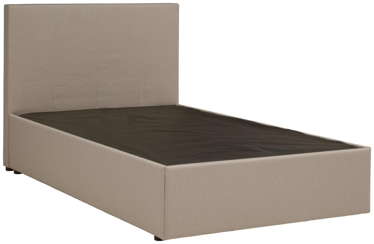 BOX-ÁGY 140/200 cm  homok  - fekete/homok, Konventionell, műanyag/textil (140/200cm) - P & B