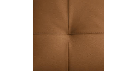 ECKSOFA in Echtleder Currygelb 313/165 cm - Currygelb/Cognac, Design, Leder/Metall (313/165cm) - Emilio Belluti