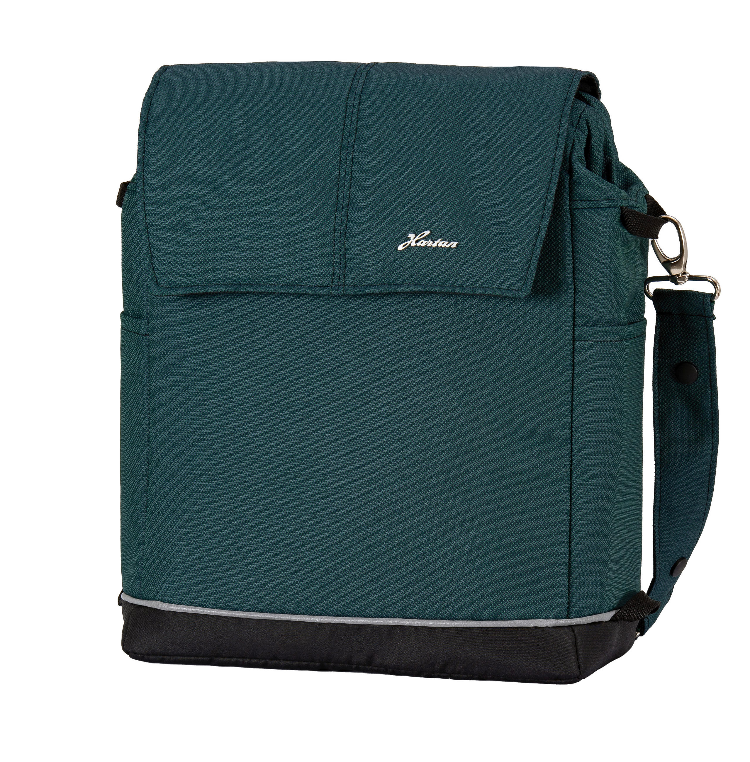 WICKELTASCHE Flexi Bag  - Petrol/Weiß, Basics, Textil (33/20/40cm) - Hartan