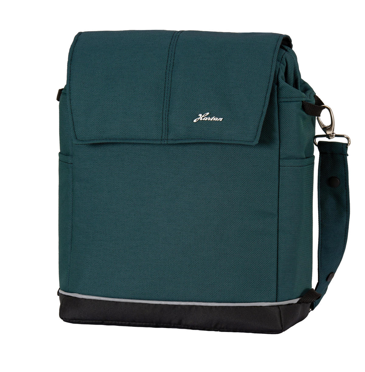 WICKELTASCHE Flexi Bag  - Petrol/Weiß, Basics, Textil (33/20/40cm) - Hartan
