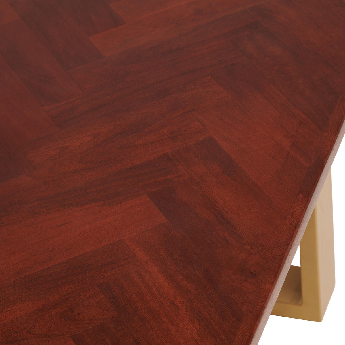 COUCHTISCH in Holz, Metall  - Goldfarben/Walnussfarben, Design, Holz/Metall (120/40/60cm) - MID.YOU