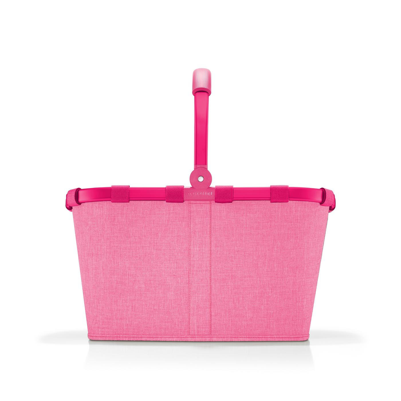 EINKAUFSKORB 22 L  - Pink/Schwarz, Basics, Textil (49/29/28cm) - Reisenthel