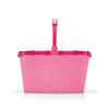 EINKAUFSKORB 22 L  - Pink/Schwarz, Basics, Textil (49/29/28cm) - Reisenthel