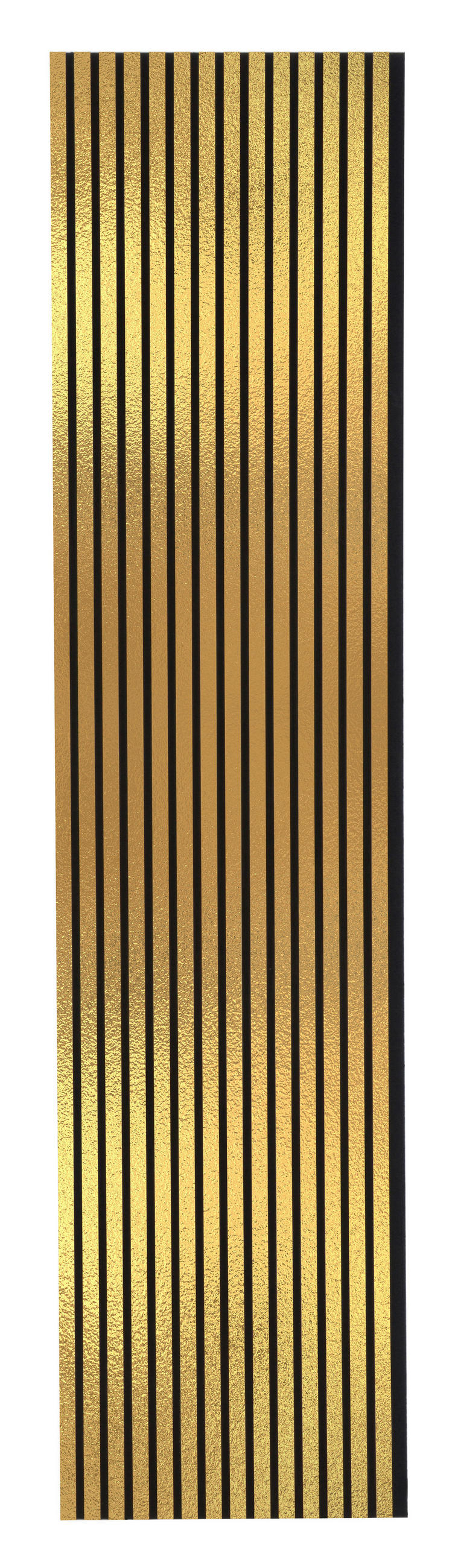AKUSTIKPANEEL Gold foliert 57.25/2/240 cm  - Goldfarben, KONVENTIONELL, Holzwerkstoff/Textil (57.25/2/240cm)
