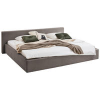 POLSTERBETT 240/200 cm,  in Taupe, Lattenrost, Bettkasten,  - Taupe, Basics, Holz/Textil (240/200cm) - Boxxx