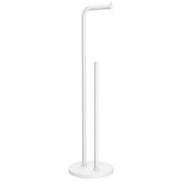 DRŽAČ TOALET-PAPIRA  bela  metal  - bela, Osnovno, metal (17/60/17cm) - Smedbo