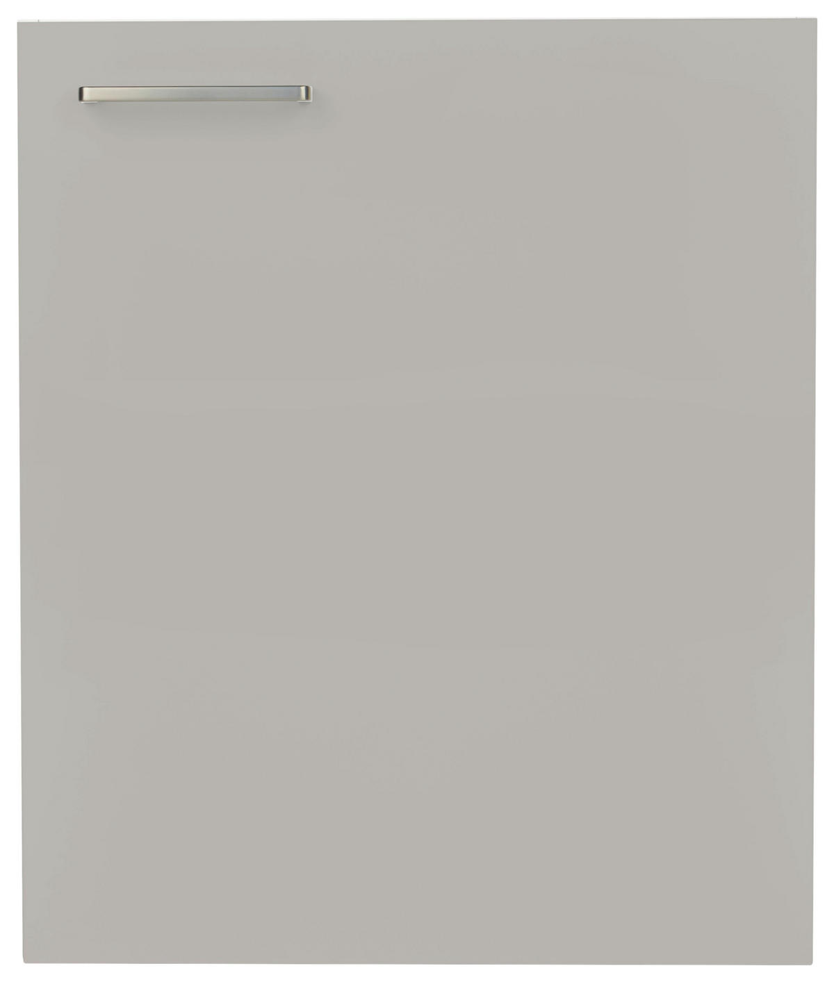 KÜCHENSCHRANKFRONT 60/72/1,9 cm  in Grau  - Edelstahlfarben/Grau, MODERN, Holzwerkstoff/Metall (60/72/1,9cm) - Nobilia